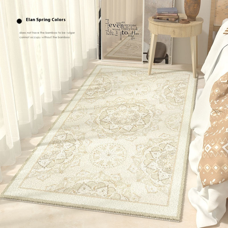 Thick Cashmere Light Luxury Living Room Sofa And Tea Table Room Floor Mat