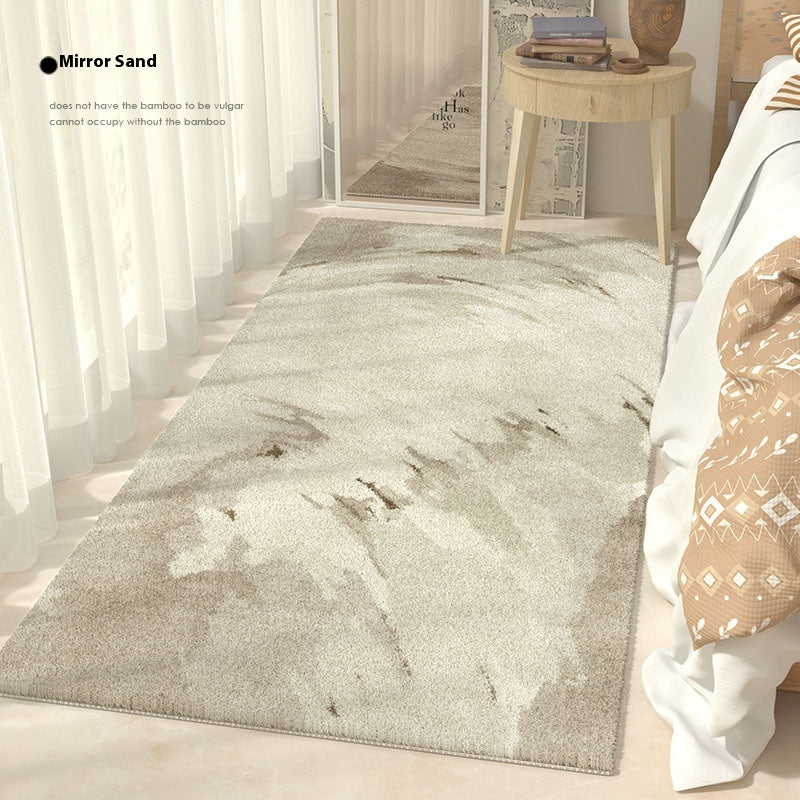 Thick Cashmere Light Luxury Living Room Sofa And Tea Table Room Floor Mat