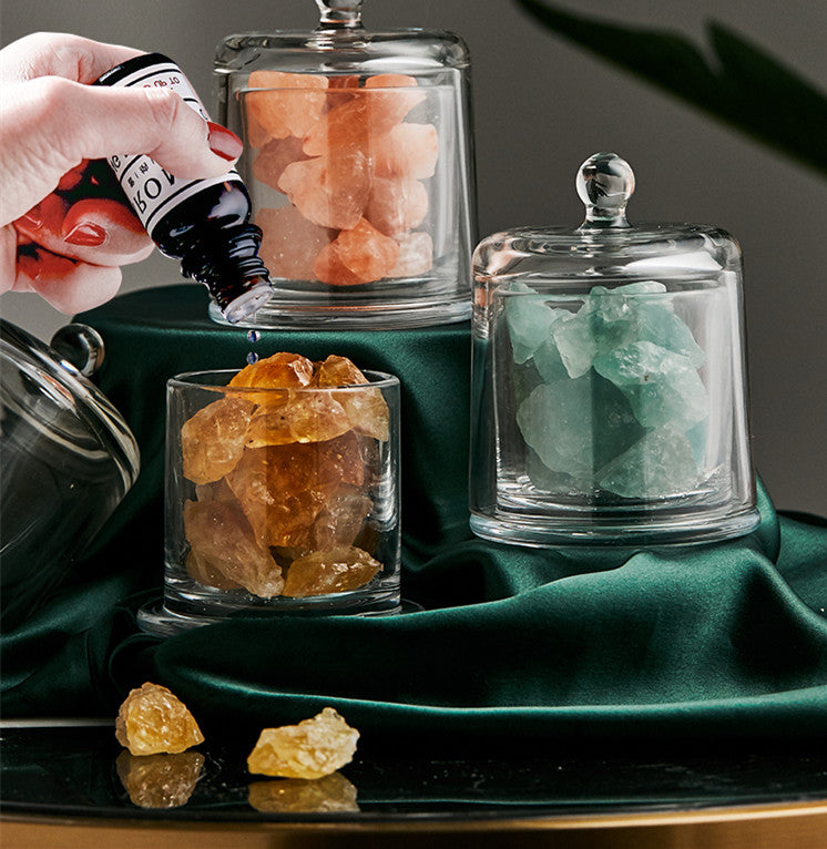 Crystal Diffuser Stone Fire-Free Aromatherapy Home Indoor Sleep Aid Ornaments Lasting Air Purification Car Fragrance Essential Oil