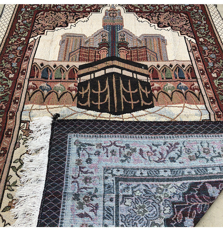 Cotton Yarn Blanket Thin Tassels Machine Washable Durable Prayer Supplies