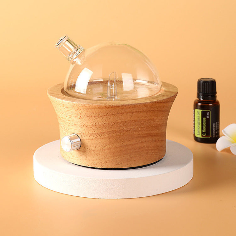 Solid Wood Aromatherapy Instrument Glass Pure Essential Oil Aroma Diffuser