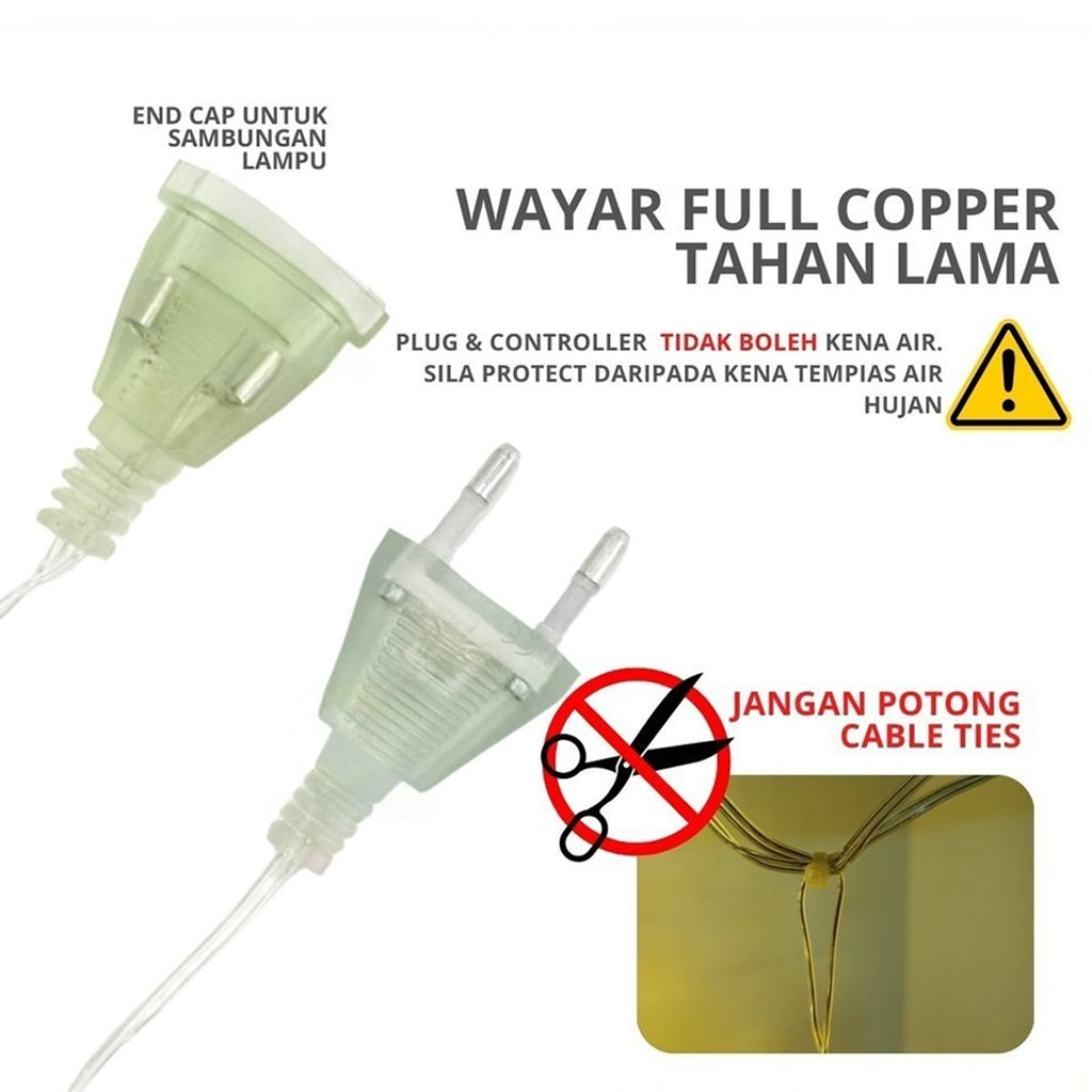 NEW Star Moon Lamp Curtain Light 4M 138LED Star And Moon Light 8 Modes Fairy Light Ramadan Decoration LED Light