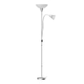 NNEDSZ Floor Lamp Mother and Child Modern Home Living Room Office Reading Silver