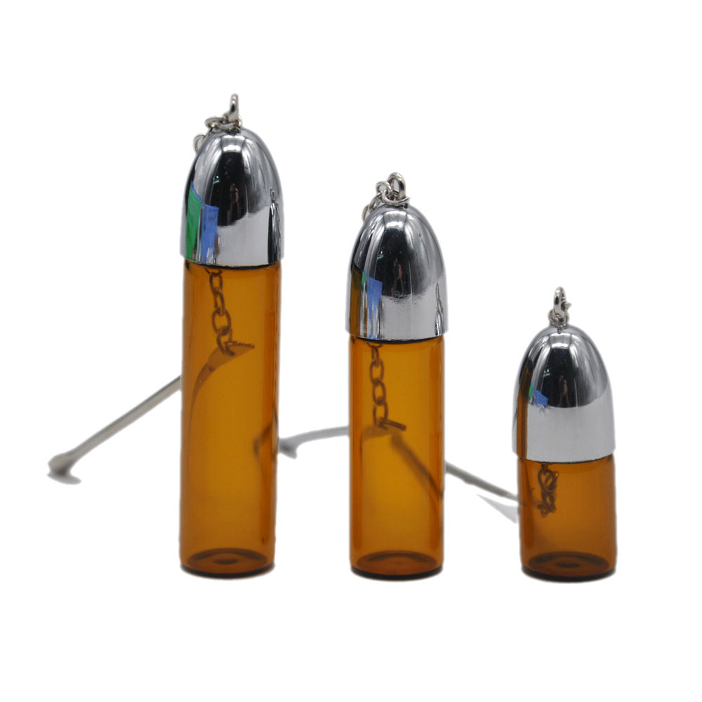 Glass Pill Box Container Bottle 36-57-72mm Portable Snuff Bottle Bottles