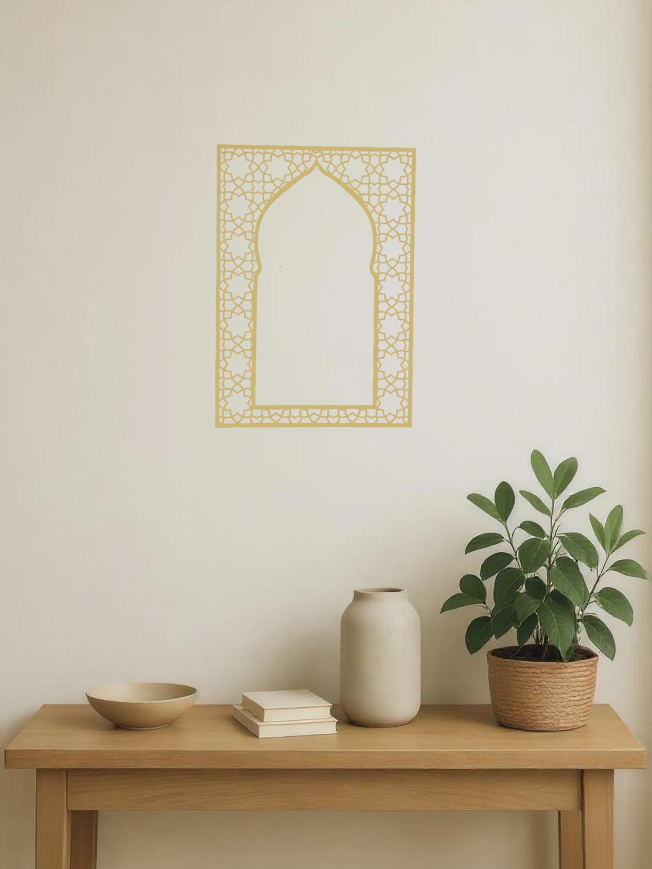 Islamic Arabic-Style Metal Wall Art-Exquisite Indoor Outdoor Decor & Muslim Gift