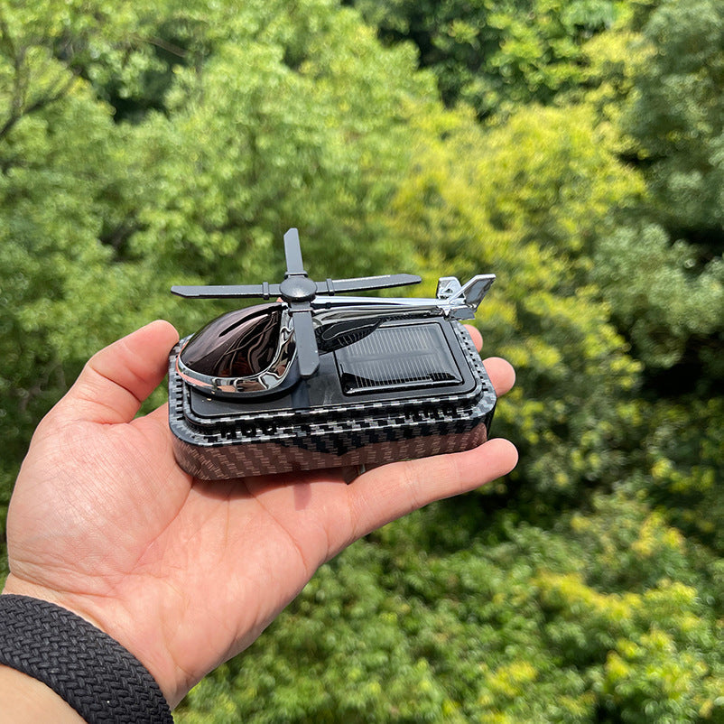Car Decor Carbon Fiber Texture Helicopter Car Aromatherapy Essential Oil Diffuser
