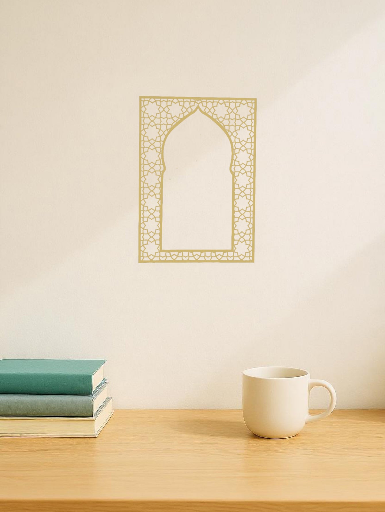 Islamic Arabic-Style Metal Wall Art-Exquisite Indoor Outdoor Decor & Muslim Gift