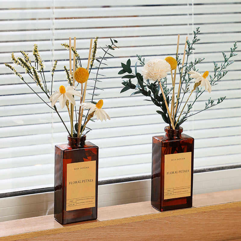 Vintage Dried Flower Reed Diffuser Essential Oil