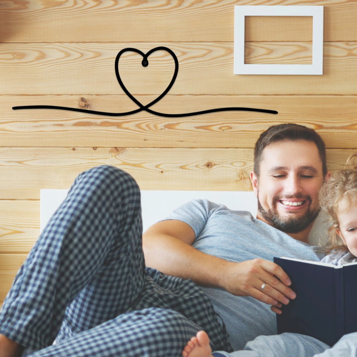 Metal Heart Art Wall Hanging Decorations