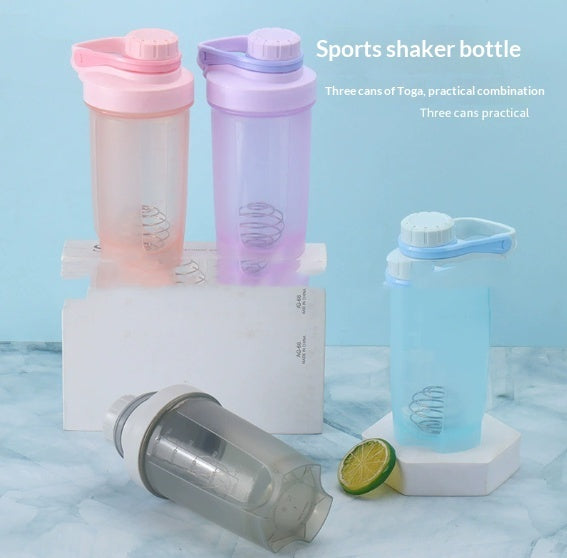500ml Sports Shaker Fitness Blender Bottle Smoothie Protein Powder Mixing Promotional Cup