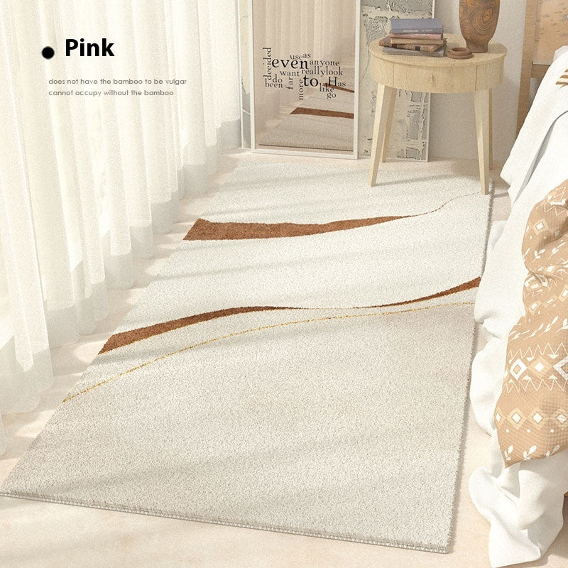 Thick Cashmere Light Luxury Living Room Sofa And Tea Table Room Floor Mat
