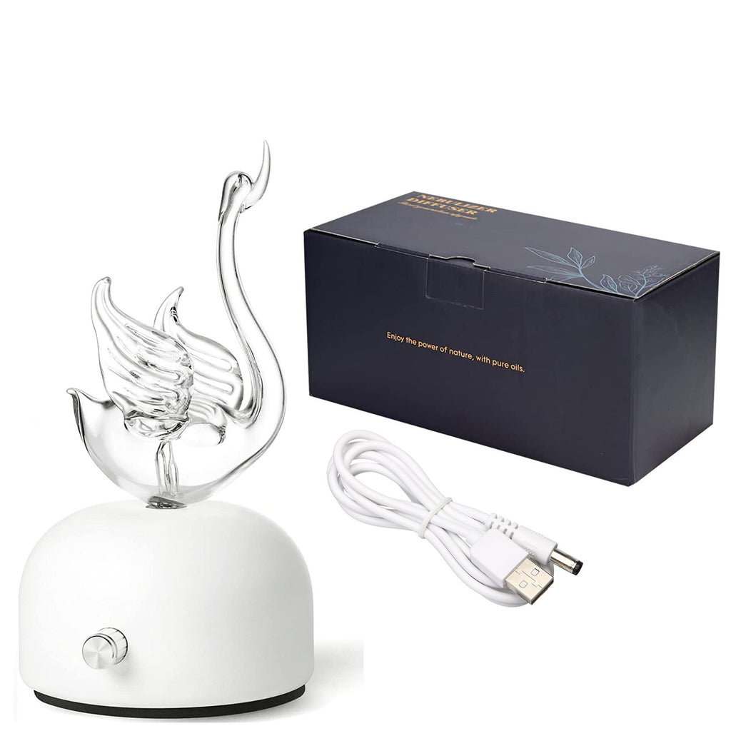 Solid Wood Aromatherapy Instrument Glass Pure Essential Oil Aroma Diffuser