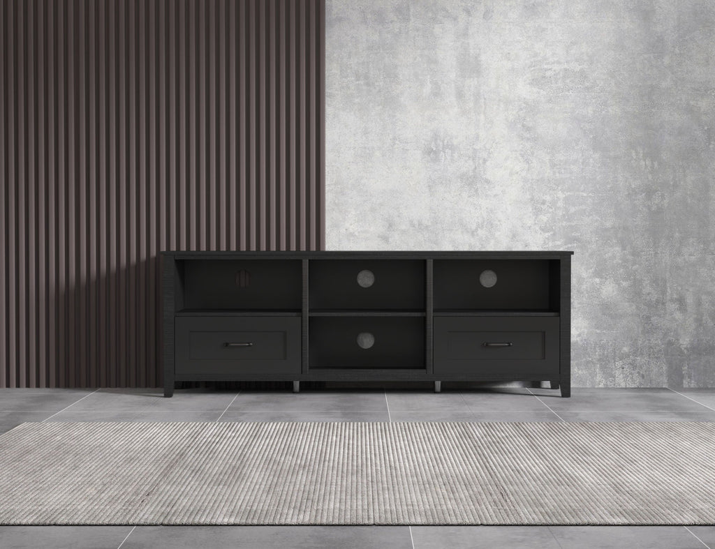 Black TV Stand for Living Room and Bedroom