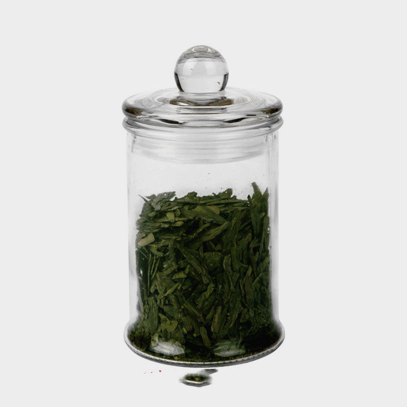 Storage Tank Transparent Portable Glass Bottle With Lid