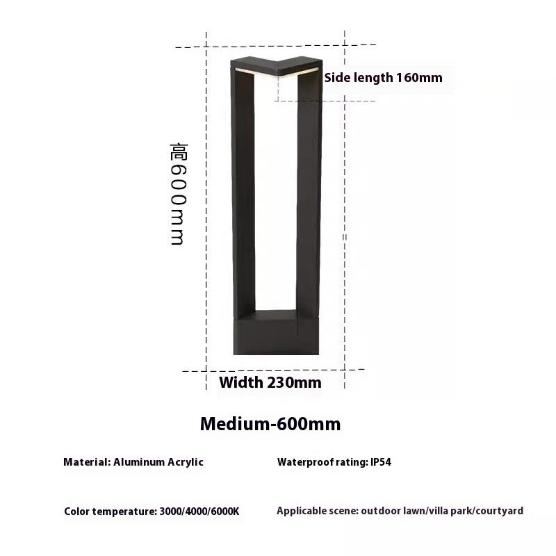LED Outdoor Lawn Park Lawn Lamp