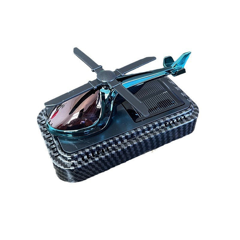 Car Decor Carbon Fiber Texture Helicopter Car Aromatherapy Essential Oil Diffuser